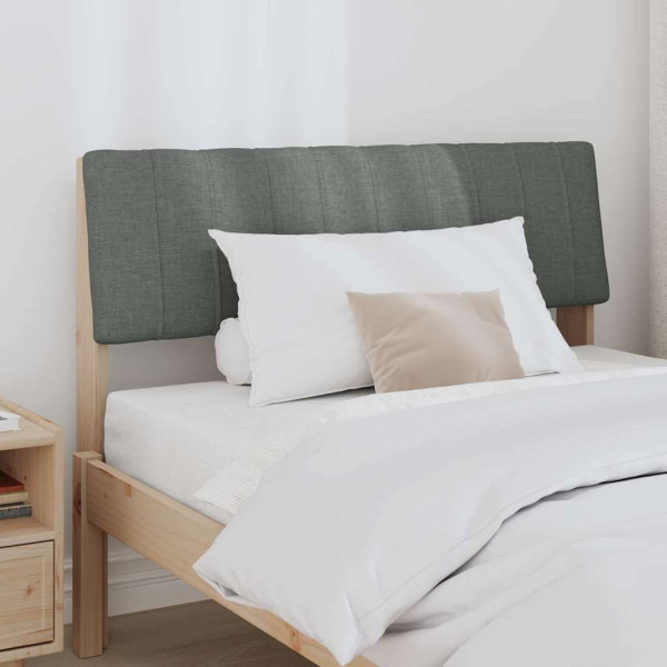 Cabecero tapizado Gris oscuro 100 cm Madera de pino macizo M 3