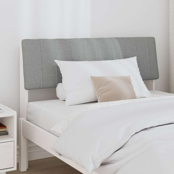 Cabecero tapizado Gris Claro 100 cm Madera de pino macizo M 3