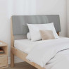 Cabecero tapizado Gris Claro 90 cm Madera de pino macizo 3
