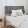 Cabecero tapizado Gris oscuro 90 cm Madera de pino macizo 3
