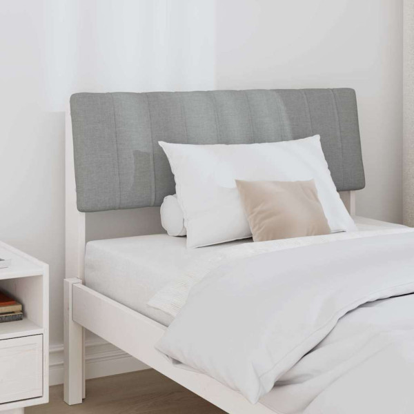 Cabecero tapizado Gris Claro 90 cm Madera de pino macizo M 3