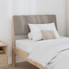 Cabecero tapizado Taupé 80 cm Madera de pino macizo 3