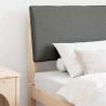 Cabecero tapizado Gris oscuro 90 cm Madera de pino macizo 1