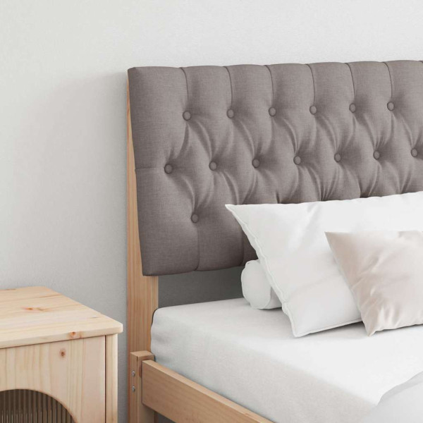 Cabecero tapizado Taupé 180 cm Madera de pino macizo D