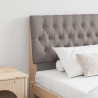 Cabecero tapizado Taupé 180 cm Madera de pino macizo 1