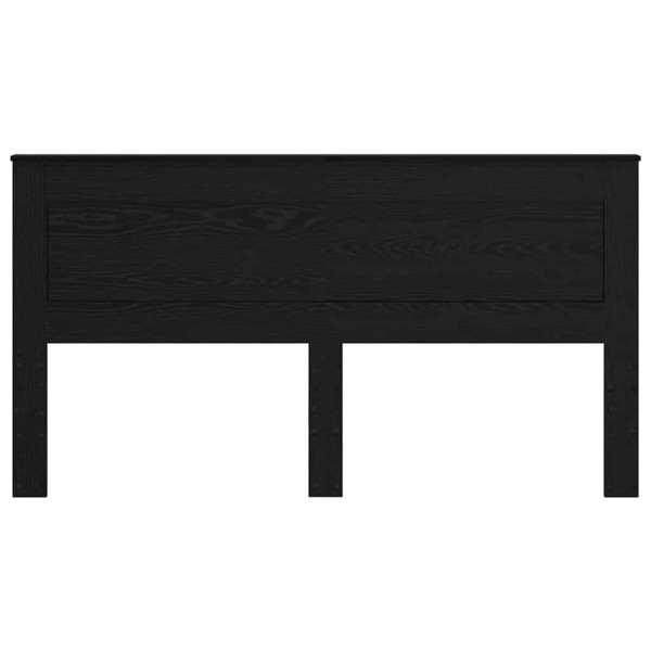 Cabecero con cabecera Roble Negro 180 cm Madera contrachapada M 4