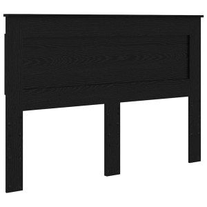 Cabecero con cabecera Roble Negro 160 cm Madera contrachapada H