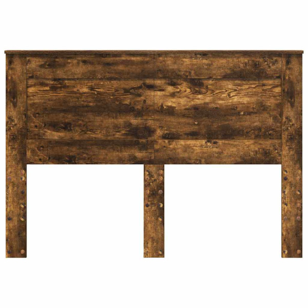 Cabecero con cabecera Gris Sonoma 140 cm Madera contrachapada M 4