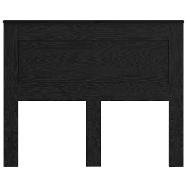 Cabecero con cabecera Roble Negro 135 cm Madera contrachapada M 4