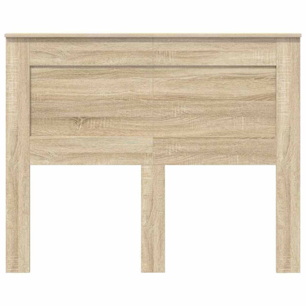 Cabecero con cabecera Roble Sonoma 120 cm Madera contrachapada M 4