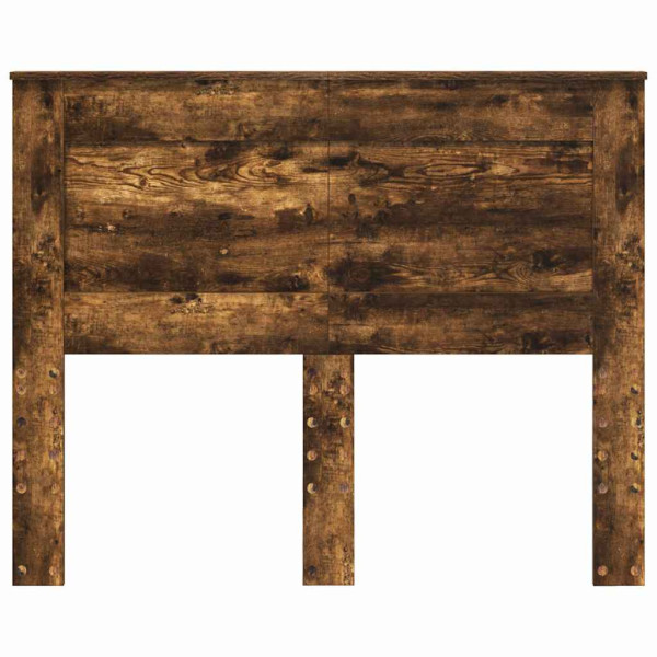 Cabecero con cabecera Roble ahumado 120 cm Madera contrachapada M 4
