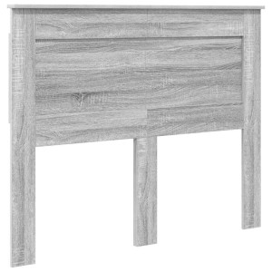 Cabecero con cabecera Gris Sonoma 120 cm Madera contrachapada H