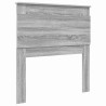Cabecero con cabecera Gris Sonoma 75 cm Madera contrachapada 5
