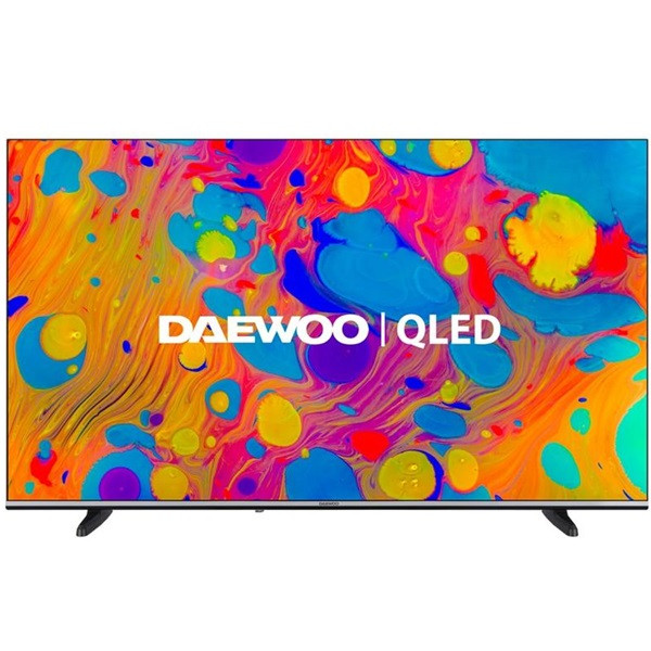 Smart TV DAEWOO 65" QLED 4K UHD 65DM55QV negro D