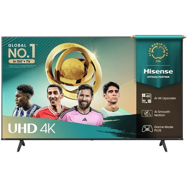 Smart TV HISENSE 55" LED 4K UHD 55A6Q negro D