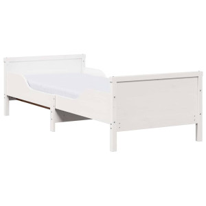 Estructura de cama Blanco 80 x 200 cm Madera maciza de pino H
