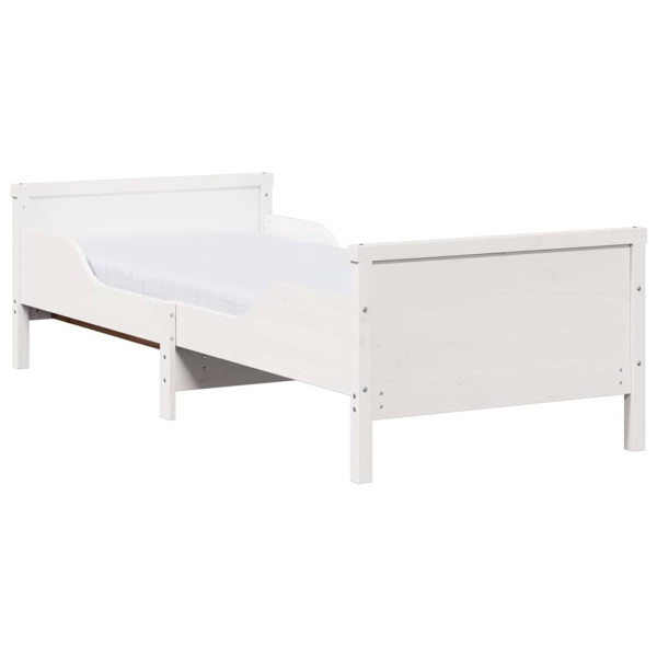Estructura de cama Blanco 80 x 200 cm Madera maciza de pino M 2