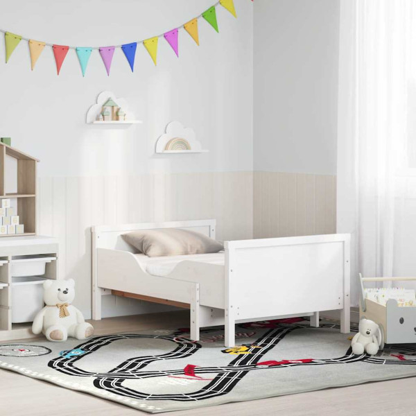 Estructura de cama Blanco 80 x 200 cm Madera maciza de pino M 3