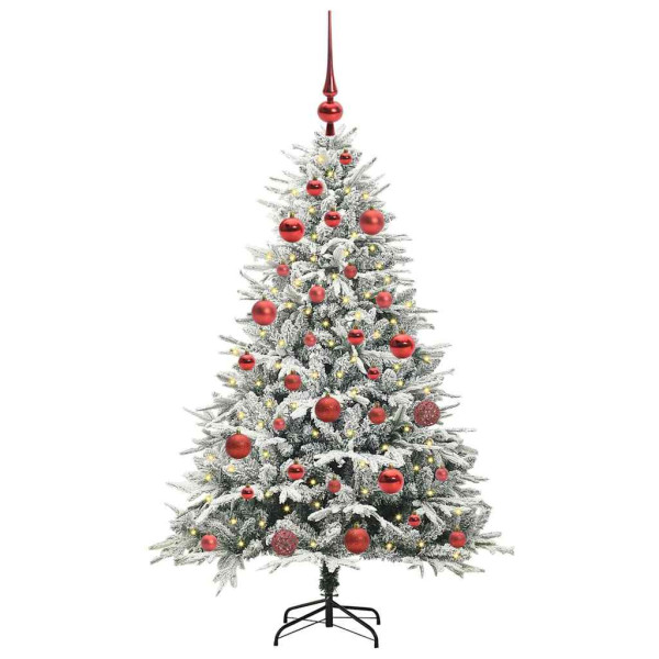 Árbol de Navidad artificial preiluminado con juego de bolas M 3