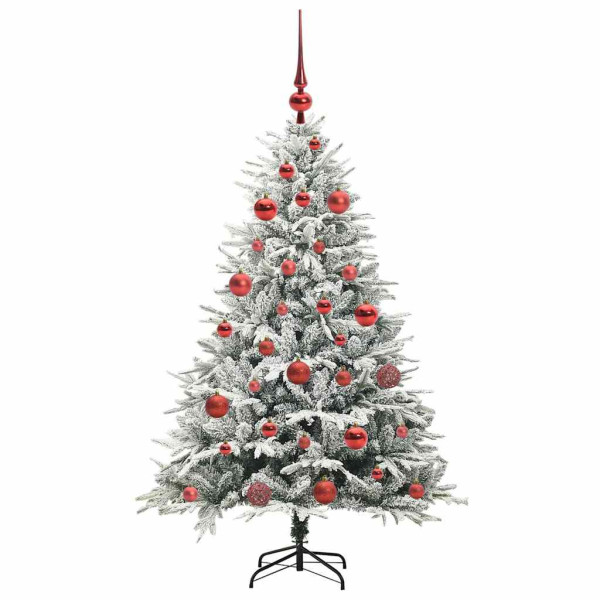 Árbol de Navidad artificial preiluminado con juego de bolas M 4