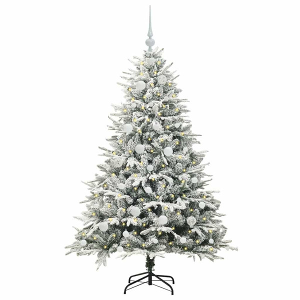 Árbol de Navidad artificial preiluminado con juego de bolas M 3