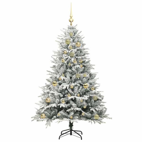 Árbol de Navidad artificial preiluminado con juego de bolas M 4