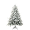 Árbol de Navidad artificial preiluminado con juego de bolas 4