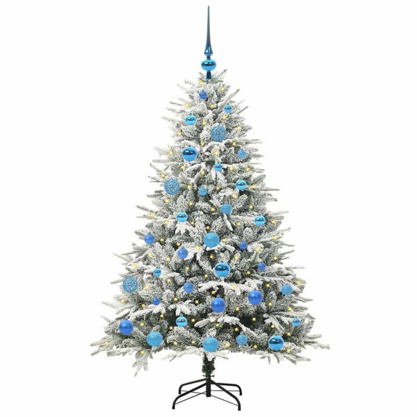 Árbol de Navidad artificial preiluminado con juego de bolas M 3