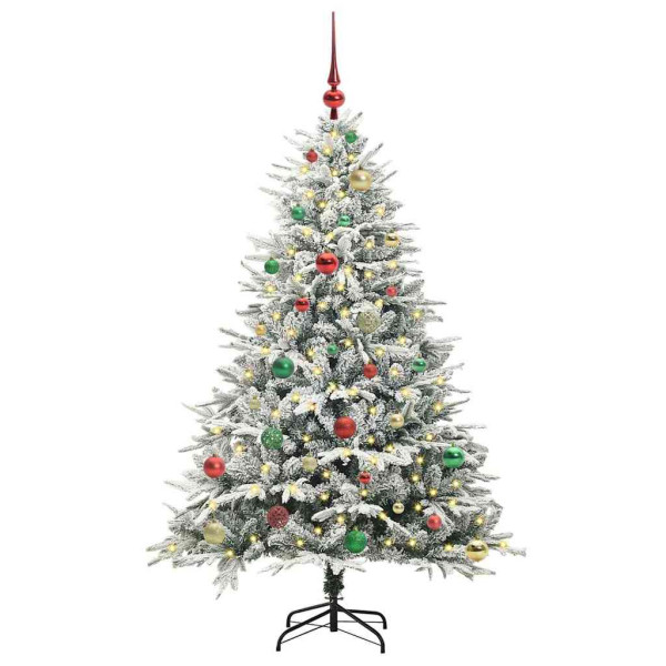 Árbol de Navidad artificial preiluminado con juego de bolas M 3