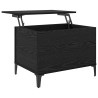 Mesa de Café Roble negro 60 x 44.5 x 45 cm Madera contrachapada 5