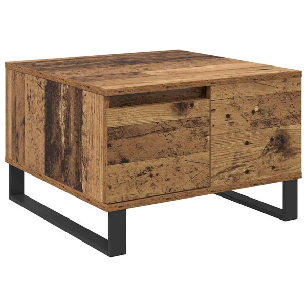 Mesa de Café con cajón Madera vieja 55 x 55 x 36.5 cm M 2