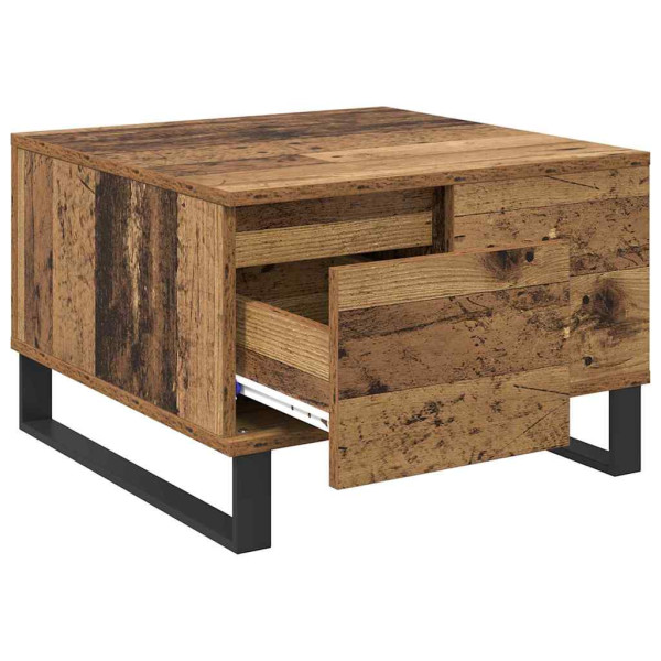 Mesa de Café con cajón Madera vieja 55 x 55 x 36.5 cm M 5