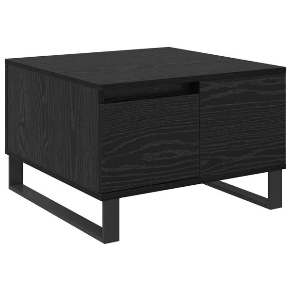 Mesa de Café Roble negro 55 x 55 x 36.5 cm Madera contrachapada M 2