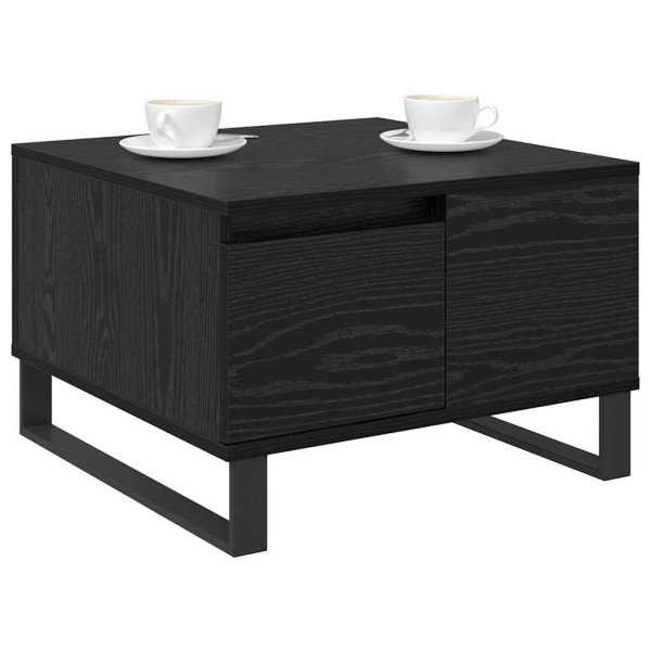 Mesa de Café Roble negro 55 x 55 x 36.5 cm Madera contrachapada M 3