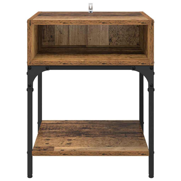 Mesa de Noche Madera vieja 40 x 40 x 50 cm Madera contrachapada M 5