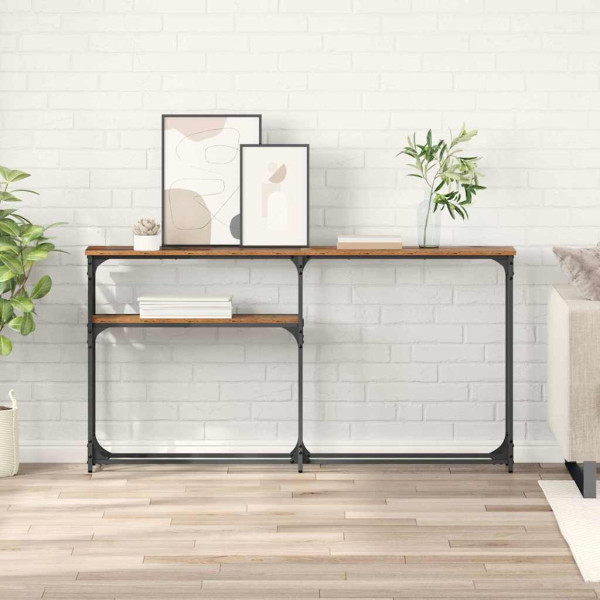 MesaConsola Madera vieja 145x22.5x75cm Madera contrachapada D