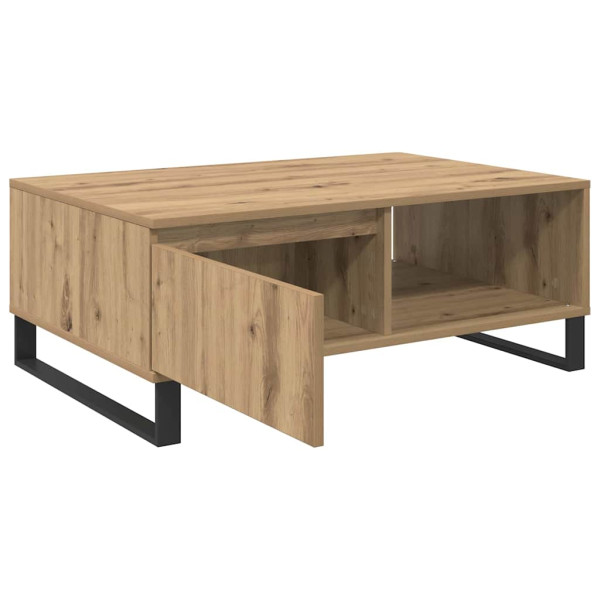Mesa de Café Roble artisan 90 x 60 x 35 cm Madera contrachapada M 5