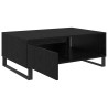 Mesa de Café Roble negro 90 x 60 x 35 cm Madera contrachapada 5