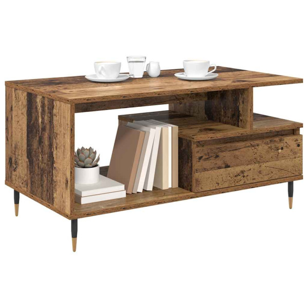 Mesa de Café Madera vieja 90 x 49 x 45 cm Madera contrachapada M 3
