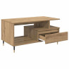 Mesa de Café Roble artisan 90 x 49 x 45 cm Madera contrachapada 5