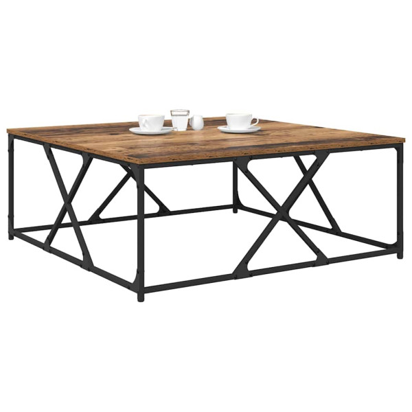 Mesa de Café Madera vieja 100 x 100 x 40 cm M 3