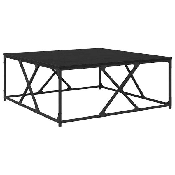 Mesa de Café Roble negro 100 x 100 x 40 cm Madera contrachapada M 2
