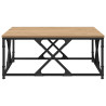Mesa de Café Roble artisan 70 x 70 x 30 cm Madera contrachapada 5