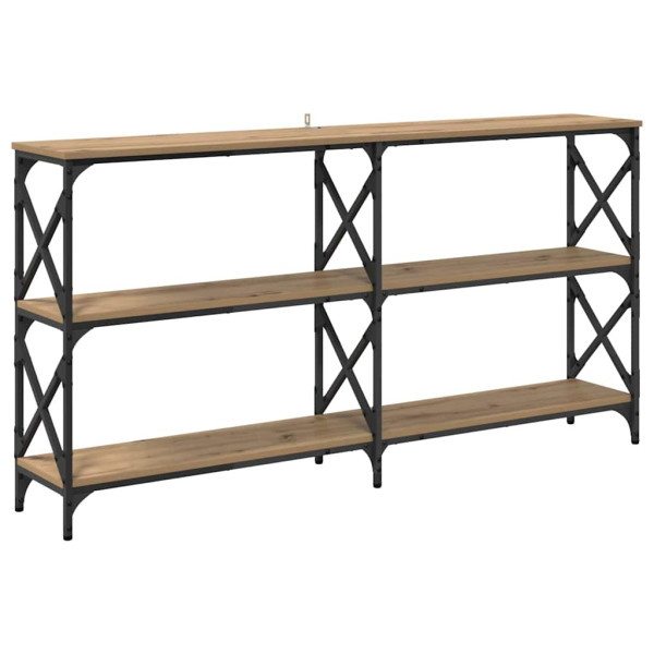 Mesa Consola Roble artisan 156 x 28 x 80.5 cm M 2