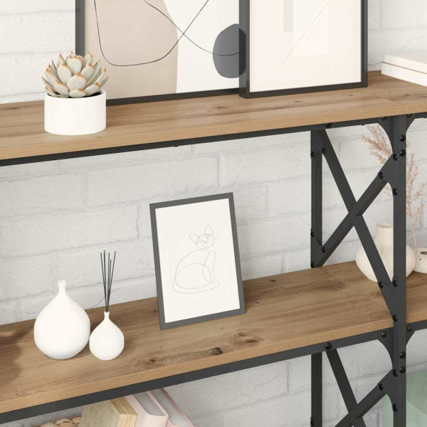 Mesa Consola Roble artisan 156 x 28 x 80.5 cm M 4