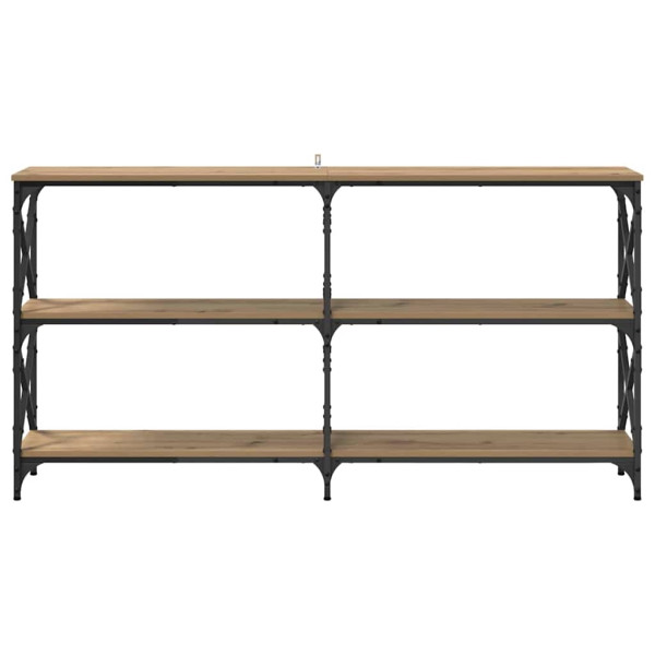 Mesa Consola Roble artisan 156 x 28 x 80.5 cm M 5