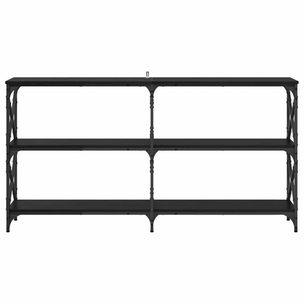 Mesa Consola Roble negro 156 x 28 x 80.5 cm M 5