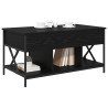 Mesa de Café Roble negro 100 x 55 x 50 cm Madera contrachapada 3