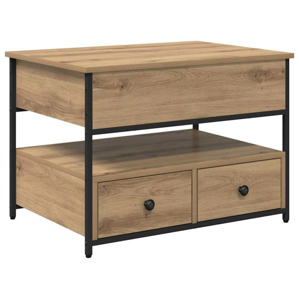 Mesa de Café Roble artisan 70x50x50cm Madera Ingeniada M 2