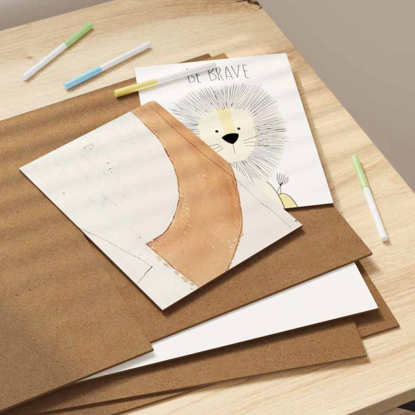 Paneles Decorativos 50 pcs Blanco 30 x 42 x 0.3 cm M 5